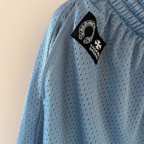 Chrome Hearts Ch Mesh Casual Blue Shorts - Picture 3 of 7